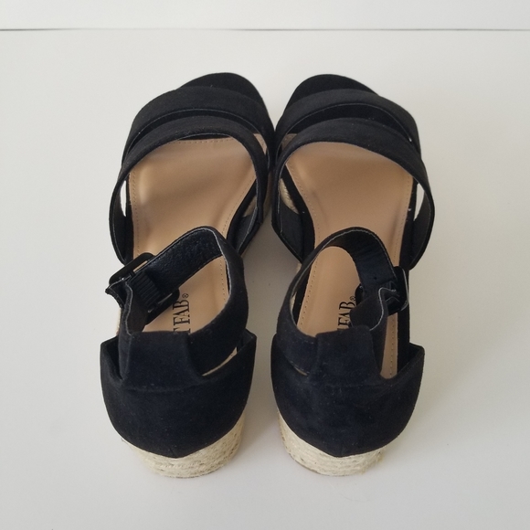 🚫SOLD🚫JUSTFAB▪︎"Elsie" Espadrilles Wedges - Picture 6 of 11